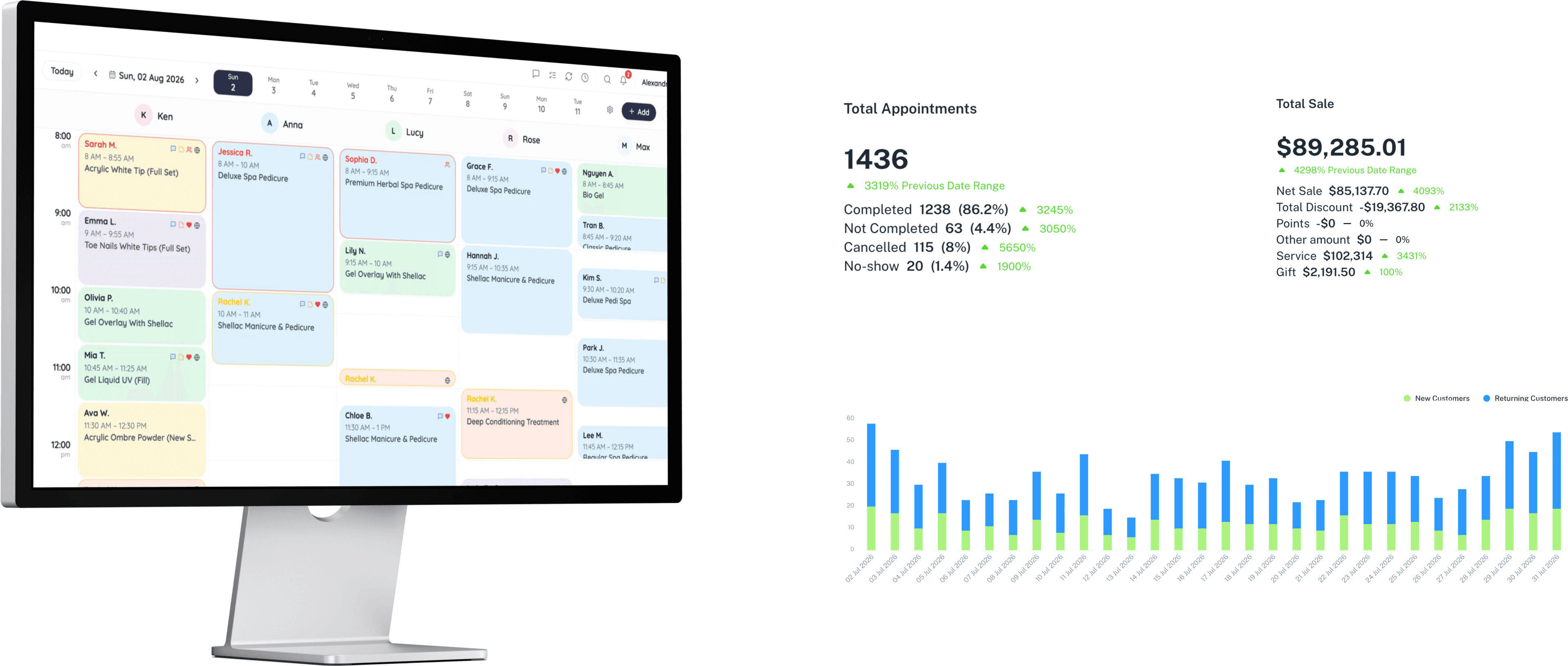 Belle Biz booking and business management platform