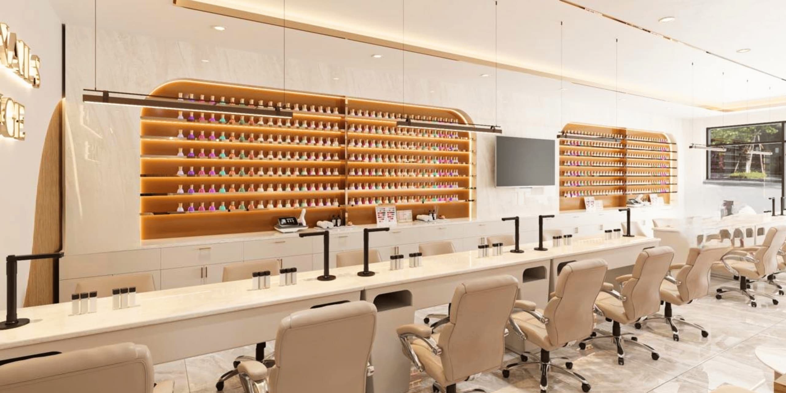 Modern nail salon